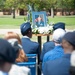 Memorial service for fallen defender