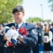 Memorial service for fallen defender