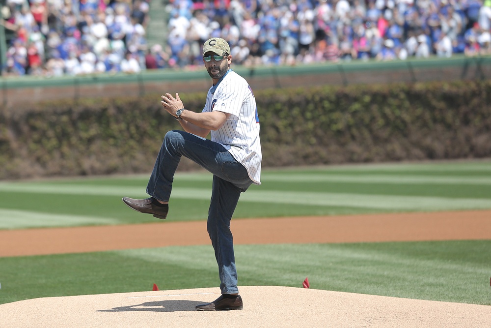 Army Reserve soldier is honored with her father at Cubs Father's Day game, Article