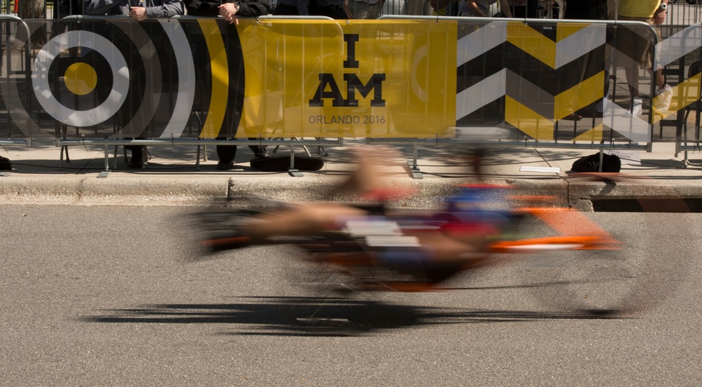 US Team competes in cycling during Invictus Games 2016