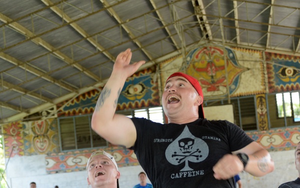 Team Morale Deomonstrated in PNG