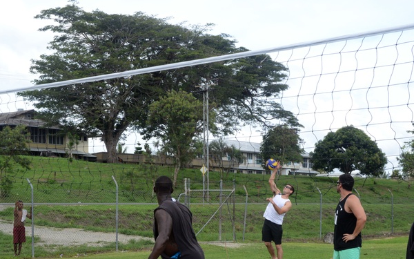 Team Morale Deomonstrated in PNG