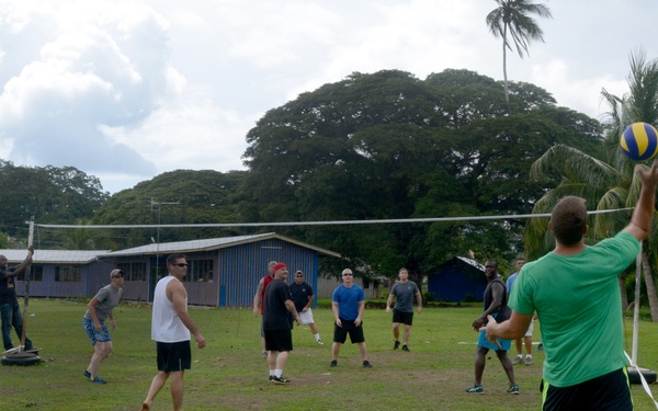 Team Morale Deomonstrated in PNG