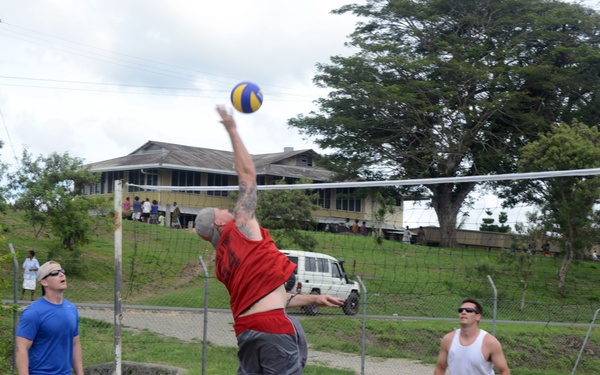 Team Morale Deomonstrated in PNG