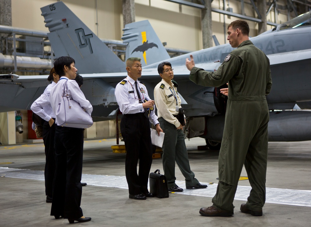 Joint Staff College visits MCAS Iwakuni