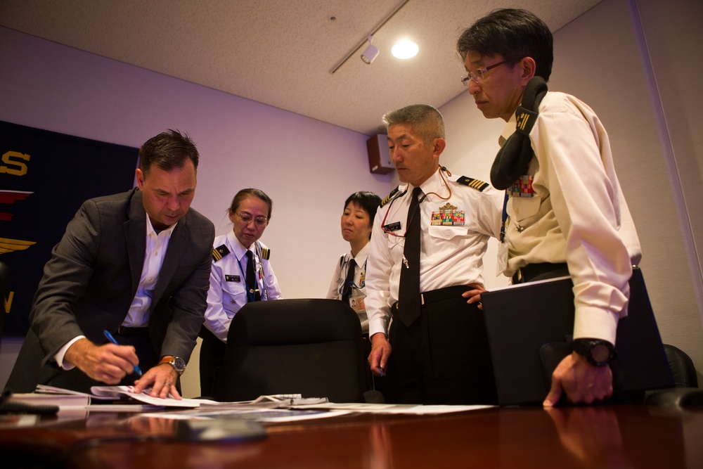 Joint Staff College visits MCAS Iwakuni