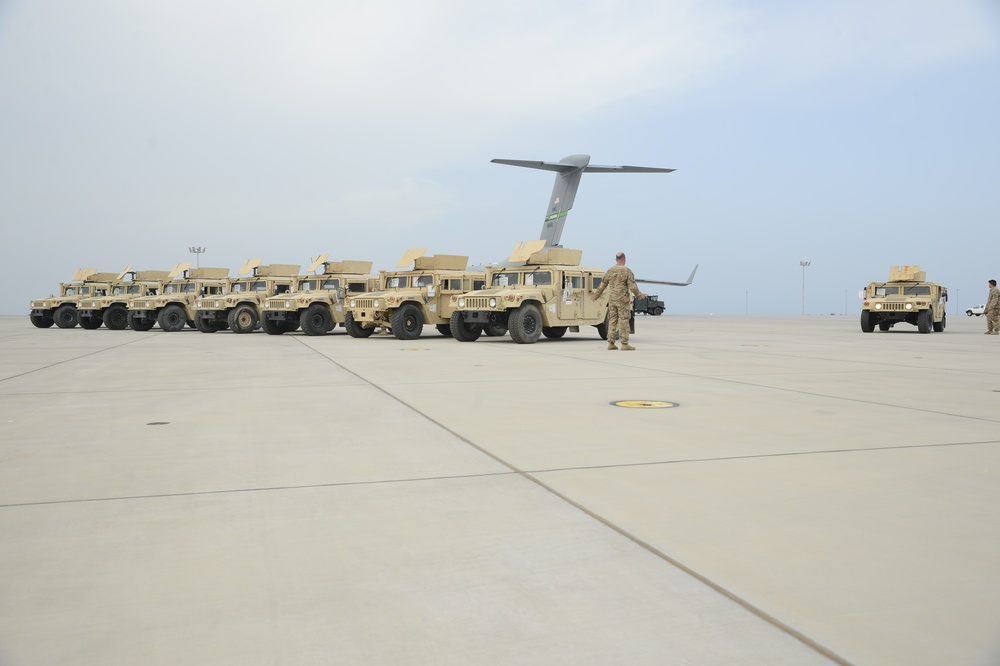 Special Delivery rolls out for 124th Infantry Regiment