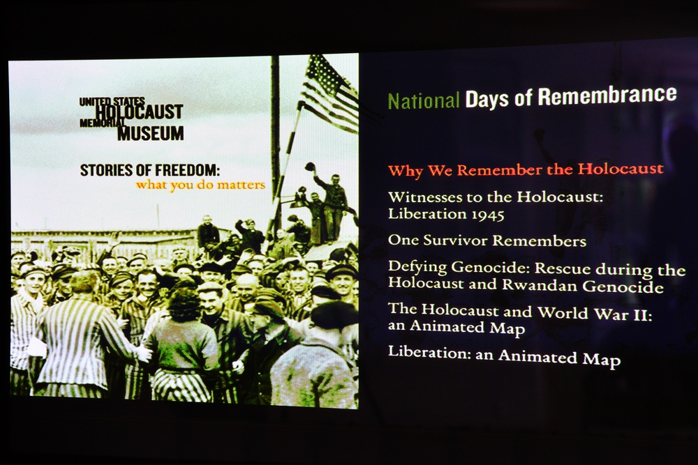 Holocaust Remembrance at Caserma Ederle in Vicenza, Italy