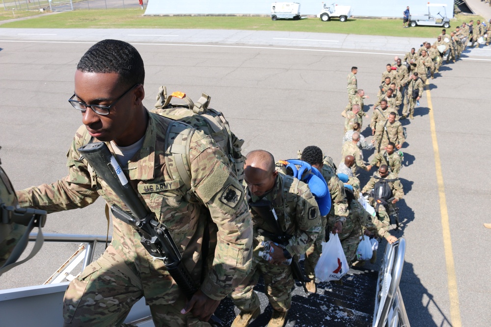 Soldiers of 518th TIN Co deploy