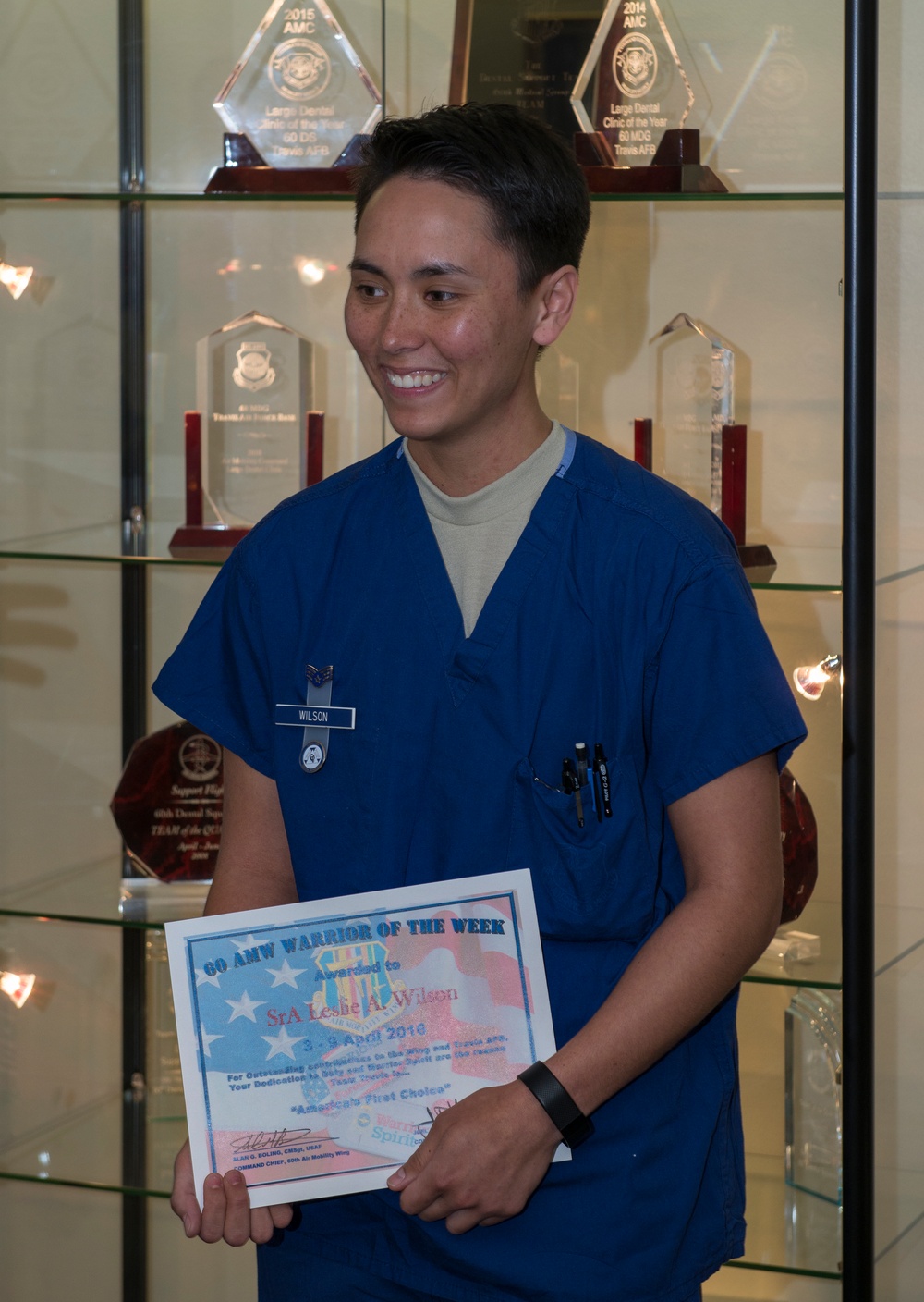 SrA Leslie Wilson, Warrior of the Week