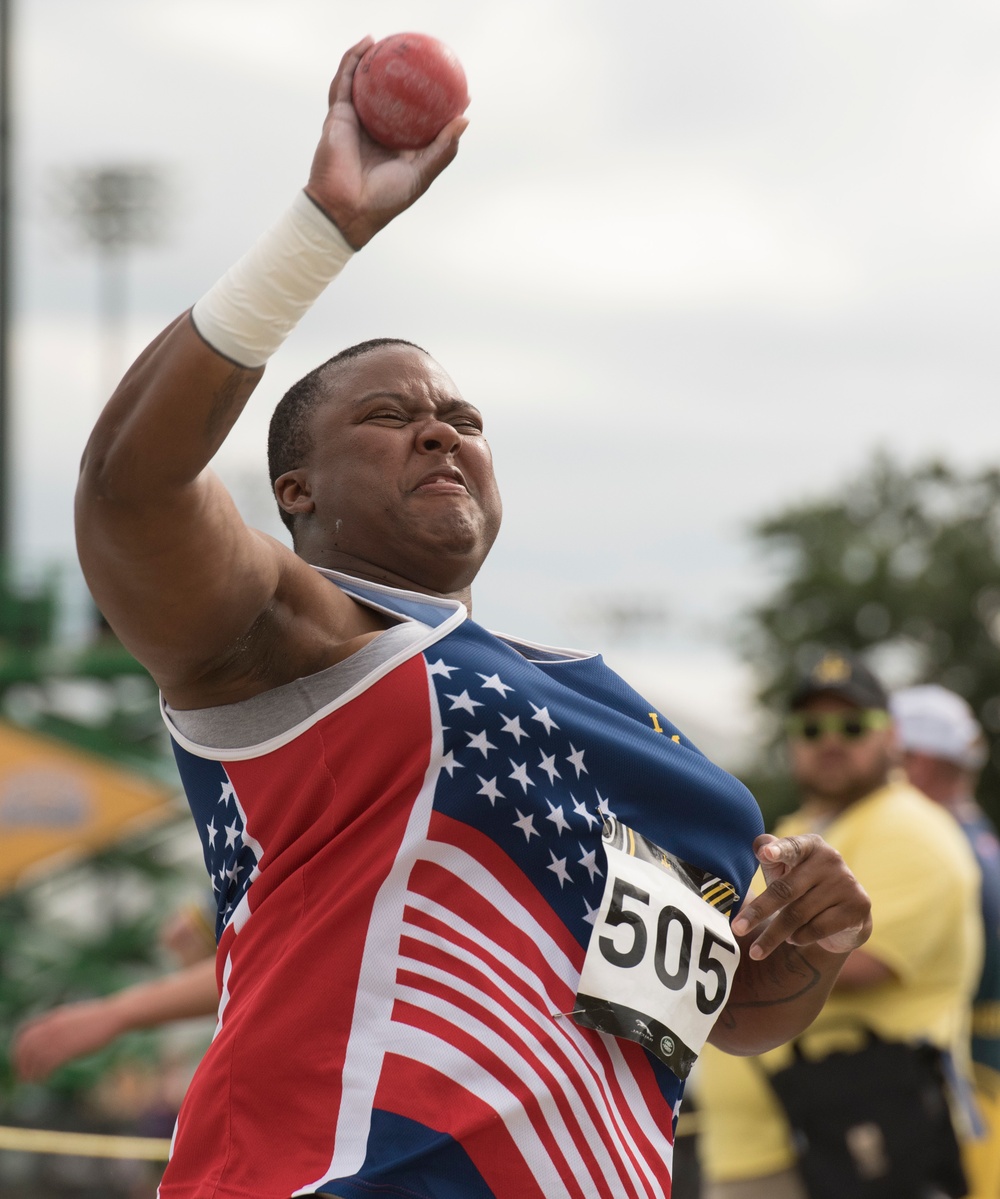 US Team competes in track and field during Invictus Games 2016