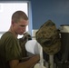 Marine recruits prepare for next training day on Parris Island