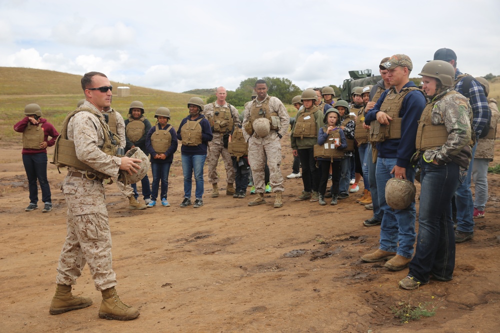 Military families get exclusive look at Marine Corps life