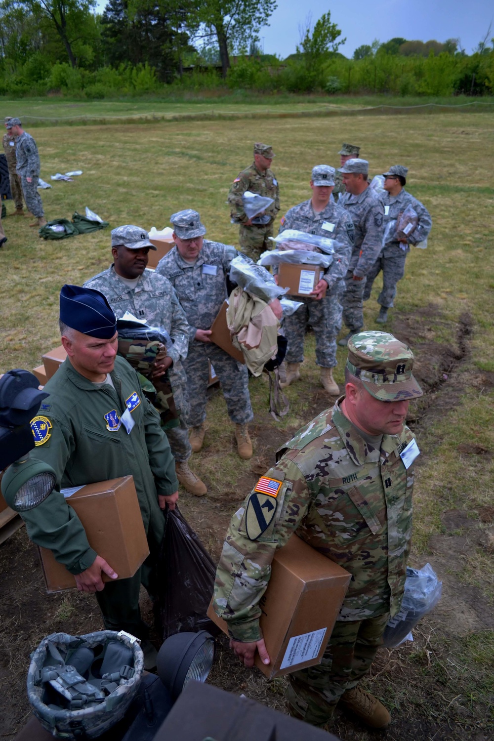 Air Guardsmen align in joint-branch, multinational event