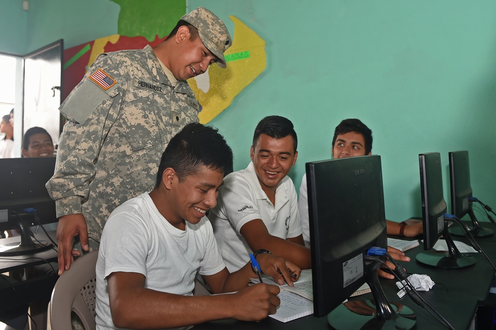 U.S. Soldier provides humanitarian aid to home country