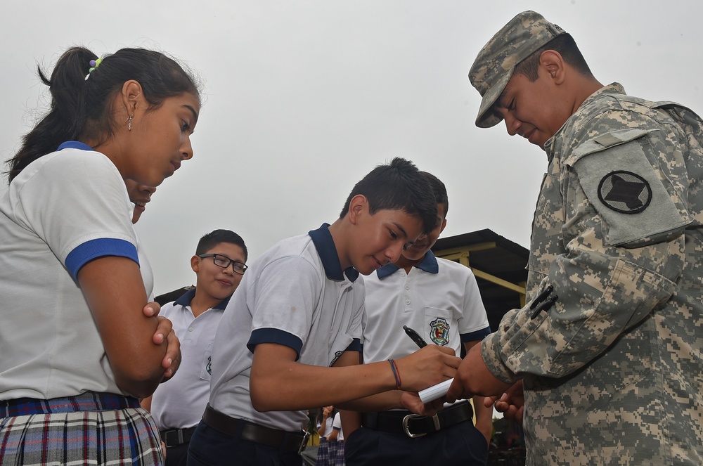 U.S. Soldier provides humanitarian aid to home country