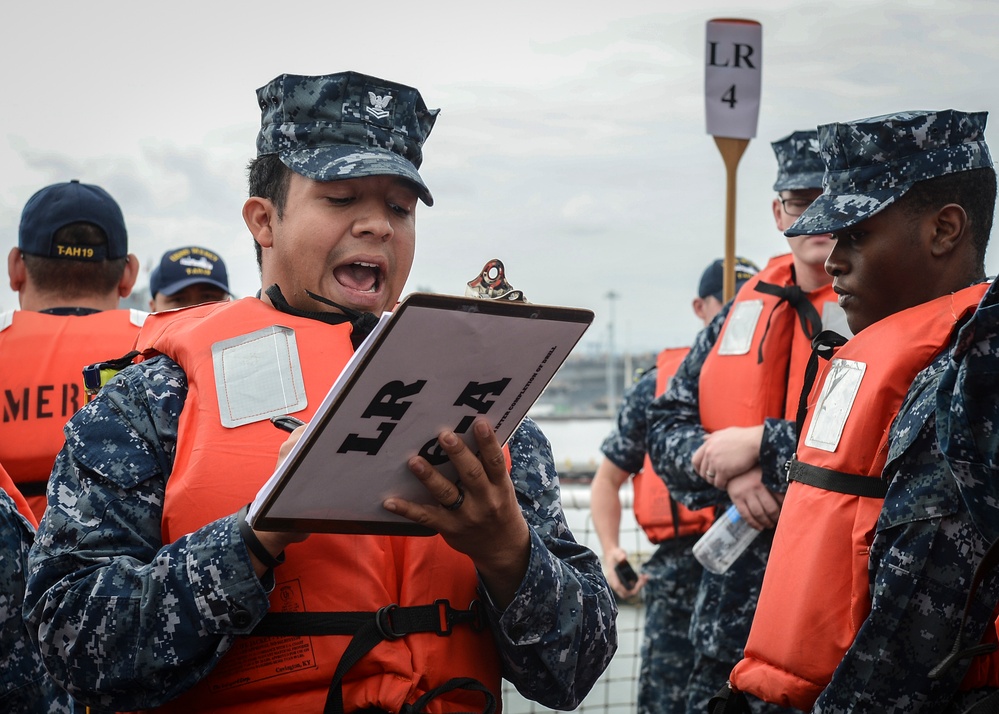 Abandon ship drill