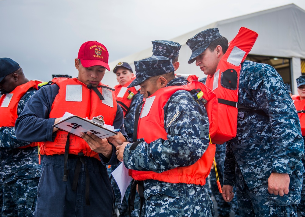 Abandon ship drill