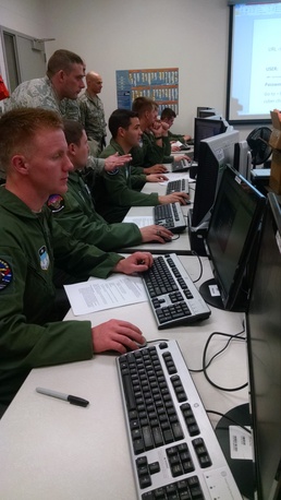USAF Academy cadets try hand at cyber security demonstrations