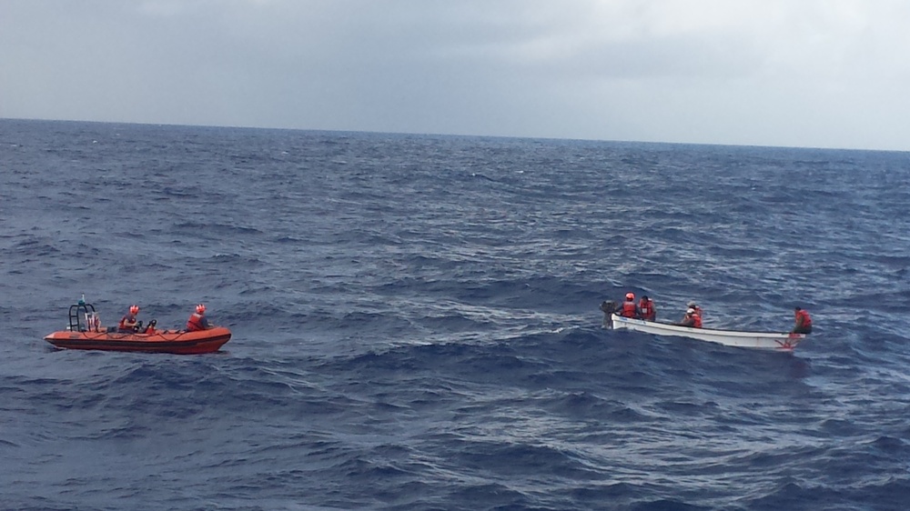Coast Guard rescues 4 fishermen from overdue skiff in Micronesia