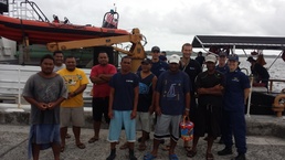 Coast Guard rescues 4 fishermen from overdue skiff in Micronesia