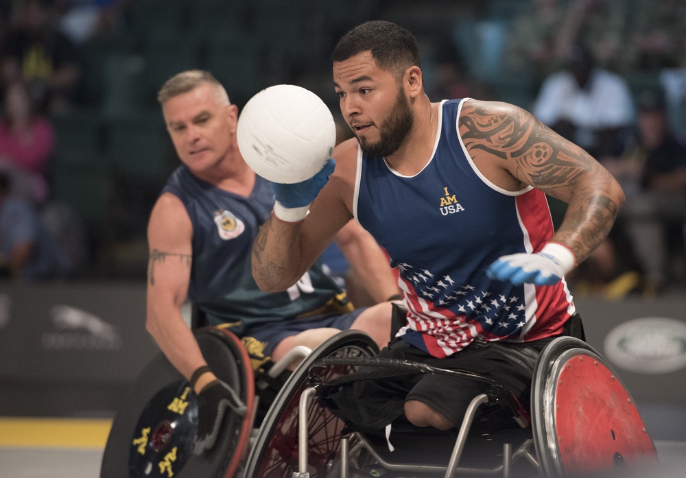 2016 Invictus Games: US Team defeats Australia in semi-final wheelchair rugby match