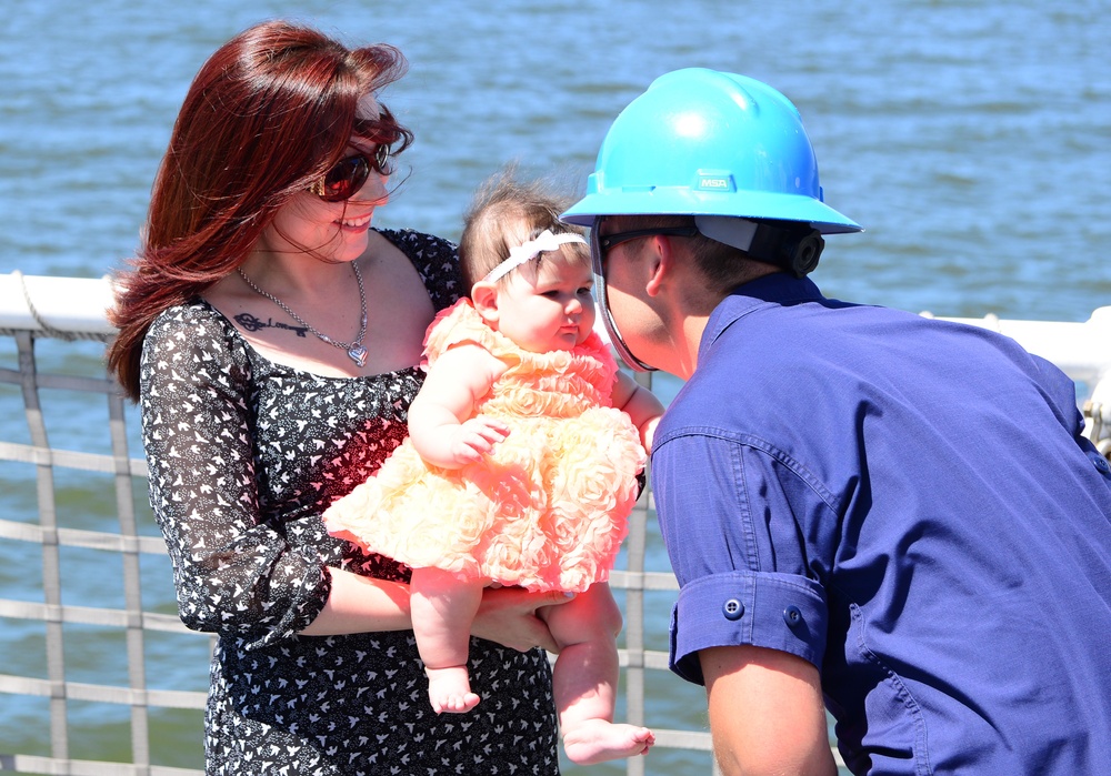 USCGC Steadfast returns home from 59-day patrol