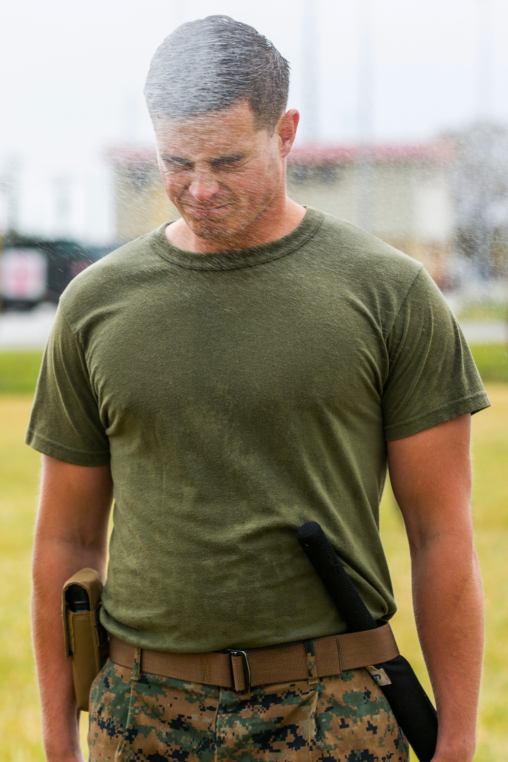 SPMAGTF-CR-AF Marines conduct non-lethal weapons training SPMAGTF-CR-AF Marines conduct non-lethal weapons training
