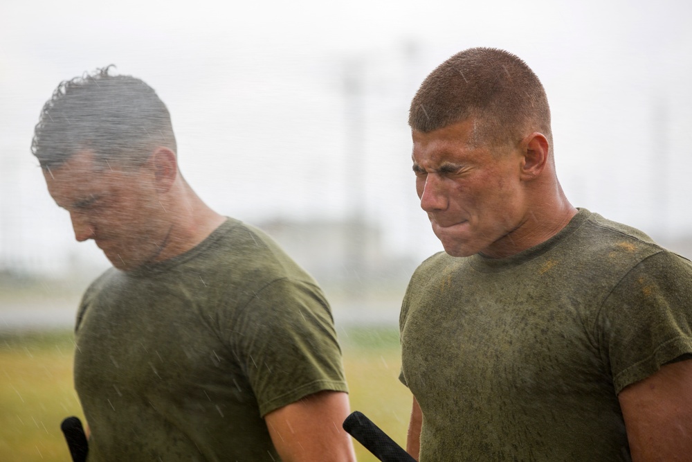 SPMAGTF-CR-AF Marines conduct non-lethal weapons training SPMAGTF-CR-AF Marines conduct non-lethal weapons training