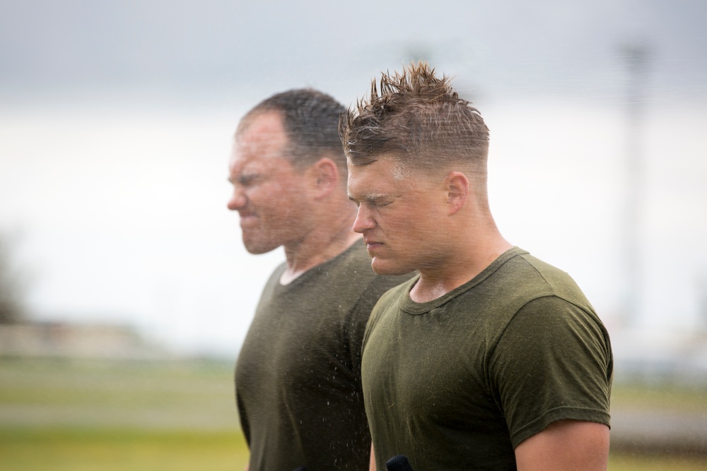 SPMAGTF-CR-AF Marines conduct non-lethal weapons training SPMAGTF-CR-AF Marines conduct non-lethal weapons training