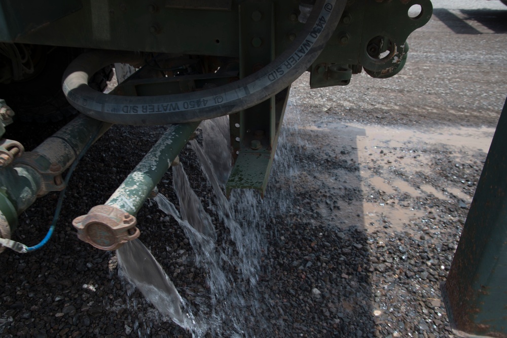 U.S. Navy rolls out the gravel carpet