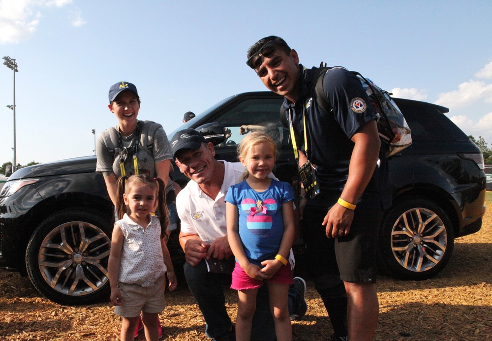 John Cena visits Team US at 2016 Invictus Games