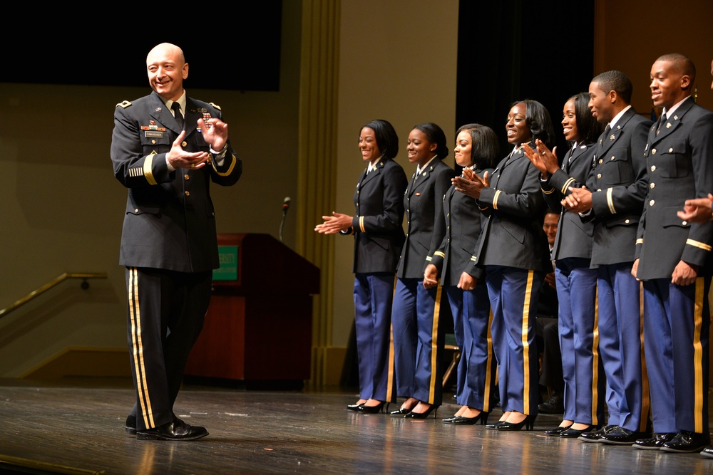 Eustis leadership commissions local ROTC cadets