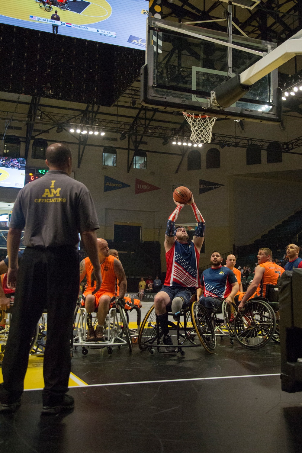 Invictus Team US Wheelchair Basketball Semi-Finals