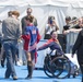 Elizabeth Marks gives Prince Harry her medal