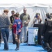 Elizabeth Marks gives Prince Harry her medal