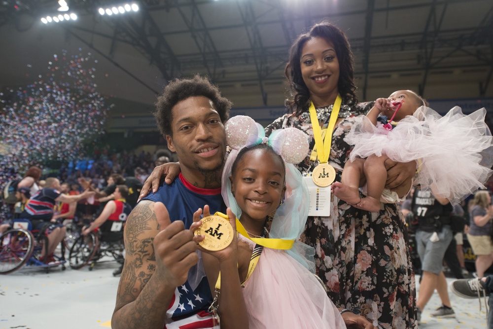 2016 Invictus Games: US Wheelchair Basketball Team plays UK for gold