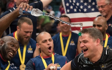 2016 Invictus Games: US Wheelchair Basketball Team plays UK for gold