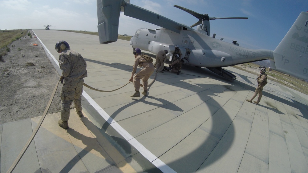11th Marine Expeditionary Unit Field Exercise 2016 – FARP Operations
