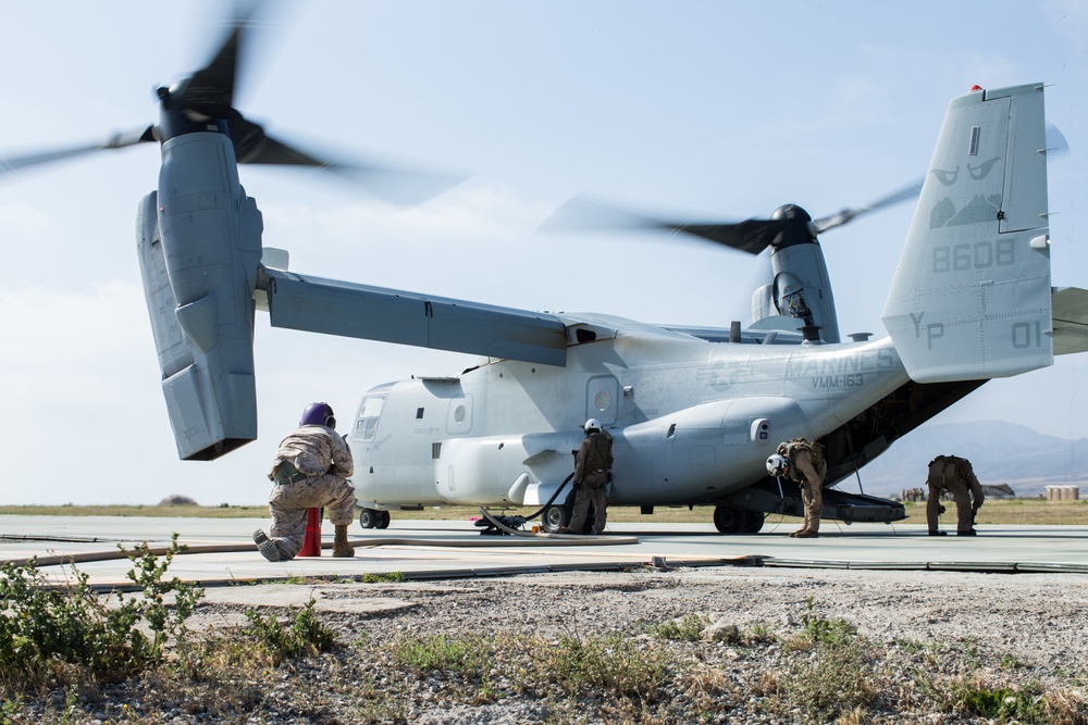 11th Marine Expeditionary Unit Field Exercise 2016 – FARP Operations
