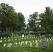 The graveside service for Gen. John R. Galvin in Arlington National Cemetery