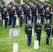 The graveside service for Gen. John R. Galvin in Arlington National Cemetery