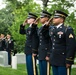 The graveside service for Gen. John R. Galvin in Arlington National Cemetery