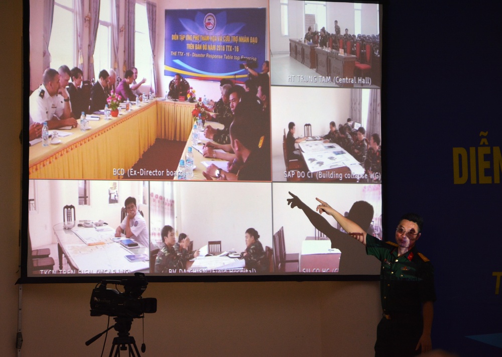 US-Vietnam Disaster Response Table Top Exercise takes place in Vietnam