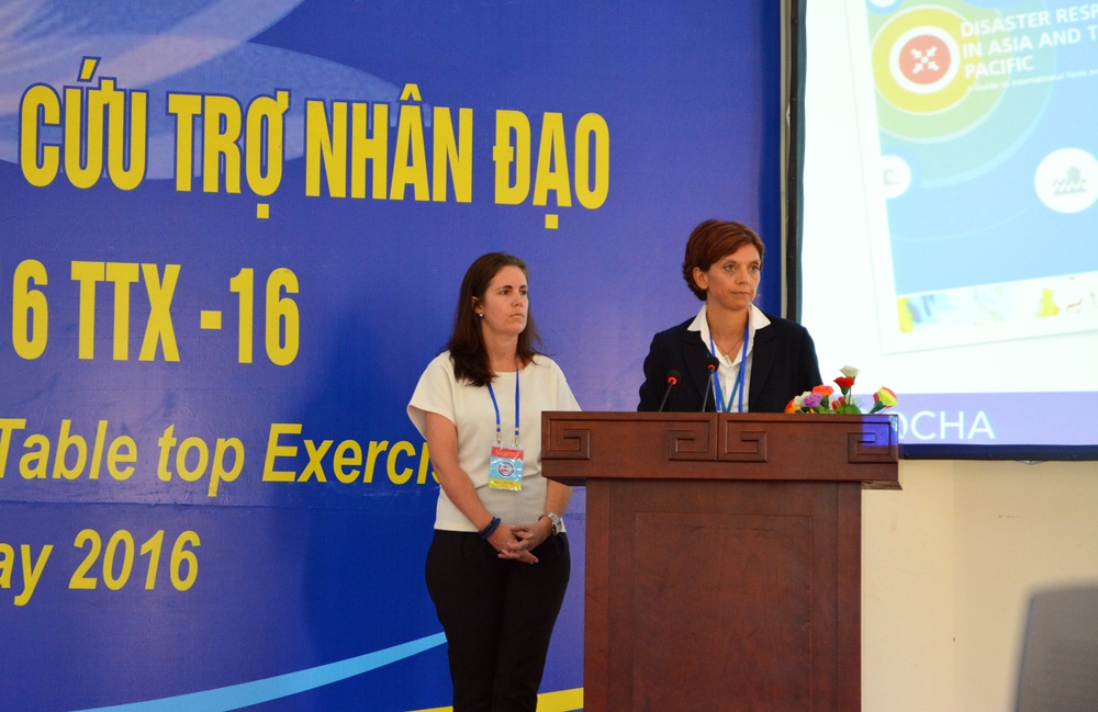 US-Vietnam Disaster Response Table Top Exercise takes place in Vietnam