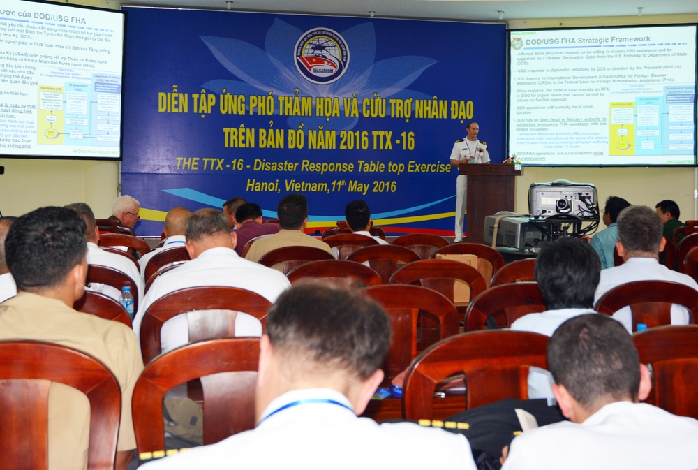 US-Vietnam Disaster Response Table Top Exercise takes place in Vietnam