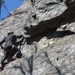 UVM Soccer Team Head Coach Climbs a Rock Face