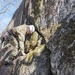 Army Mountain Warfare School Instrutor Demonstrates Climbing Technique