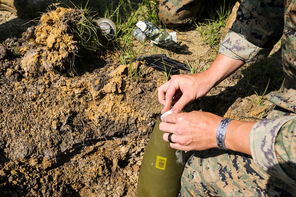 Big boom: EOD conducts protective works demo range