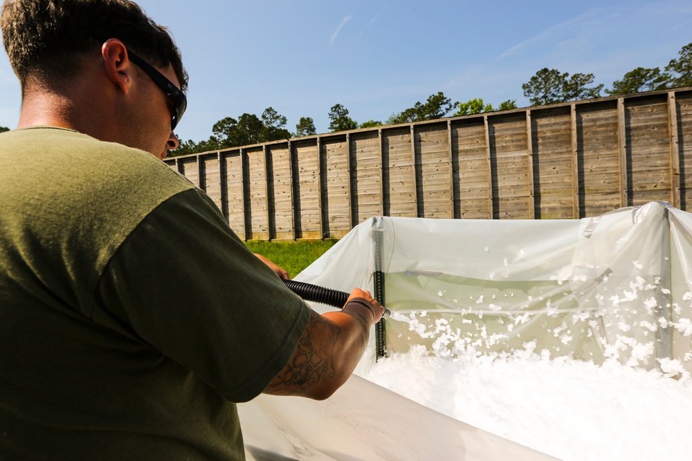 Big boom: EOD conducts protective works demo range